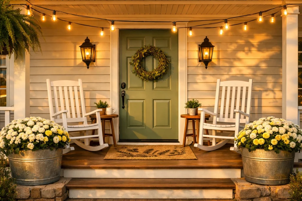 Create a Welcoming Front Porch With Simple Styling