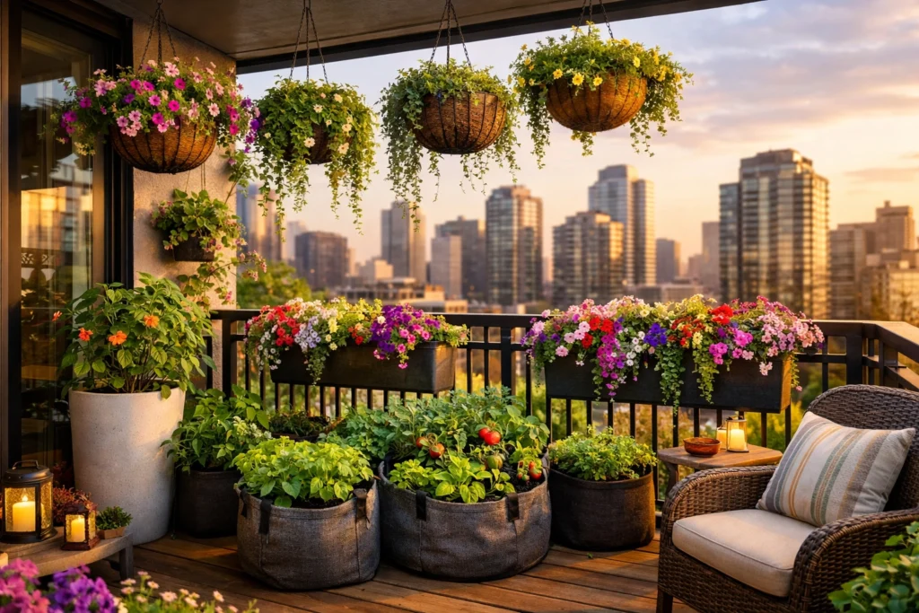 Creative Container Garden Ideas for Apartment Balconies