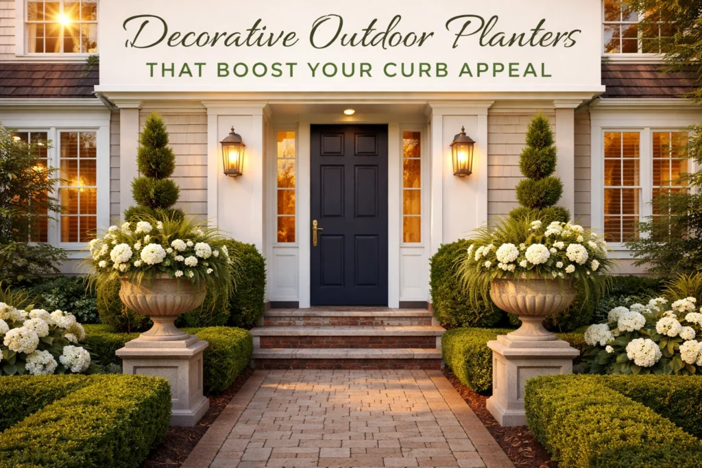 Decorative Outdoor Planters That Boost Your Curb Appeal