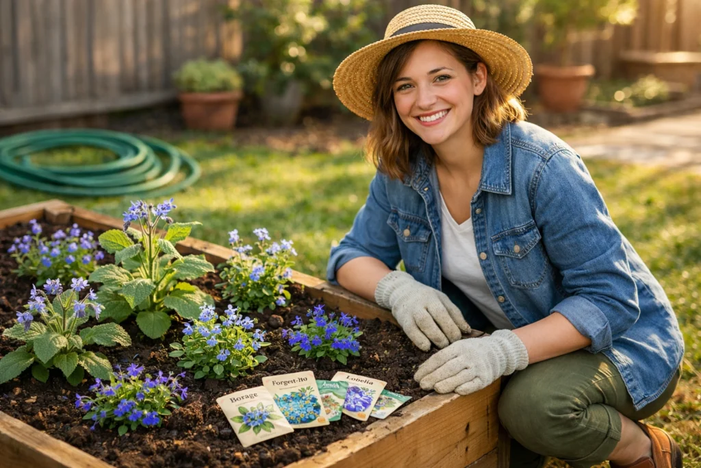 Easy to Grow Blue Flowers for Beginner Gardeners at Home