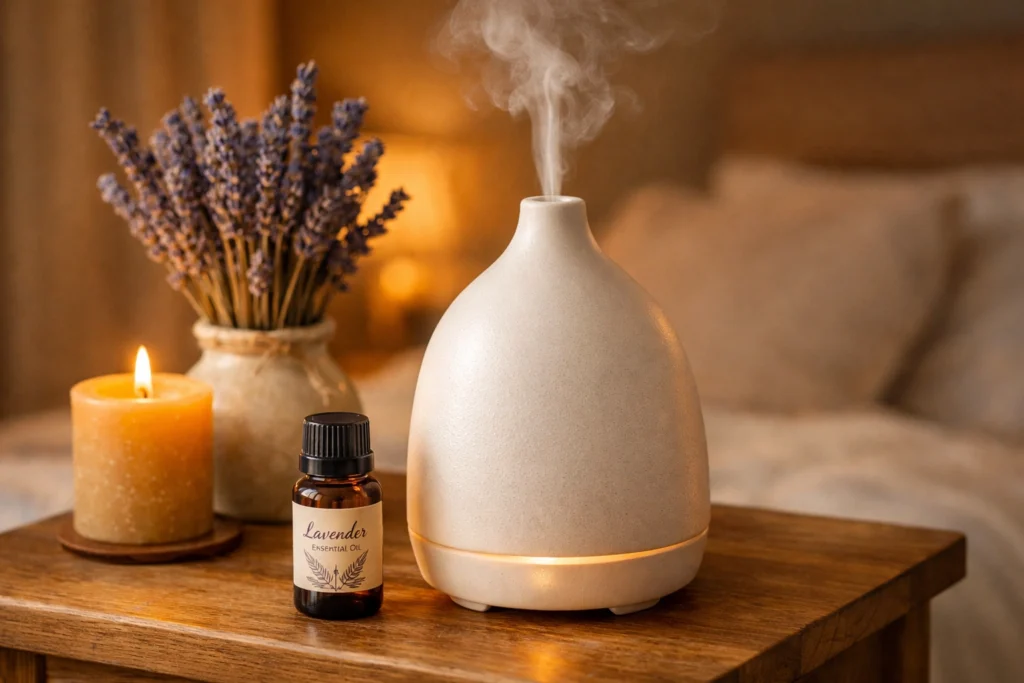 Essential 5 — An Essential Oil Diffuser for Sleep Ready Aromatherapy