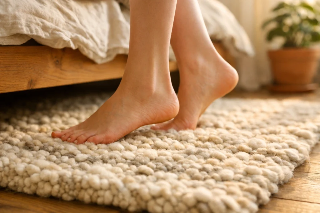 Essential 9 — A Wool Bedroom Rug for Natural Warmth and Texture