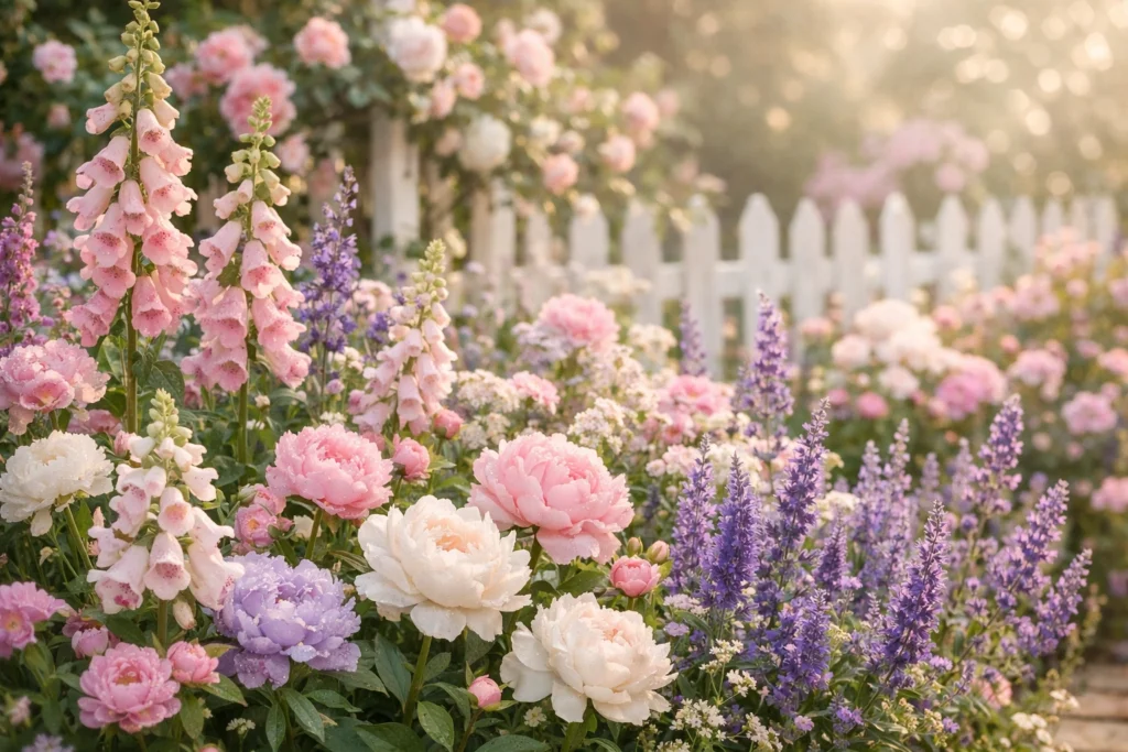 Classic Cottage-Style Flower Beds That Make Every Neighbor Stop and Stare