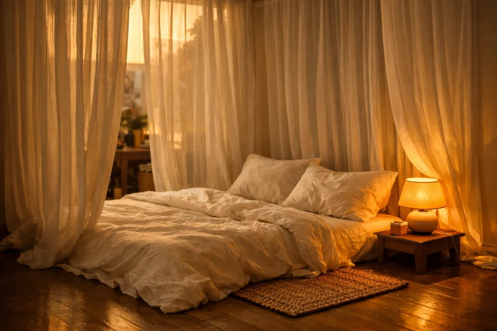 How To Create a Cozy Bedroom Feel Inside Your Studio Apartment
