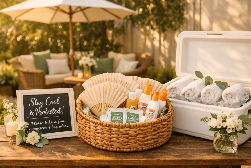 How To Keep Your Outdoor Party Guests Cool Comfortable and Happy