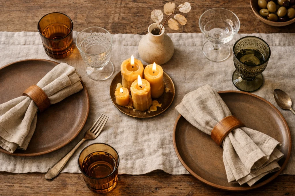 How To Style Your Dining Table for a Slow Dinner Gathering