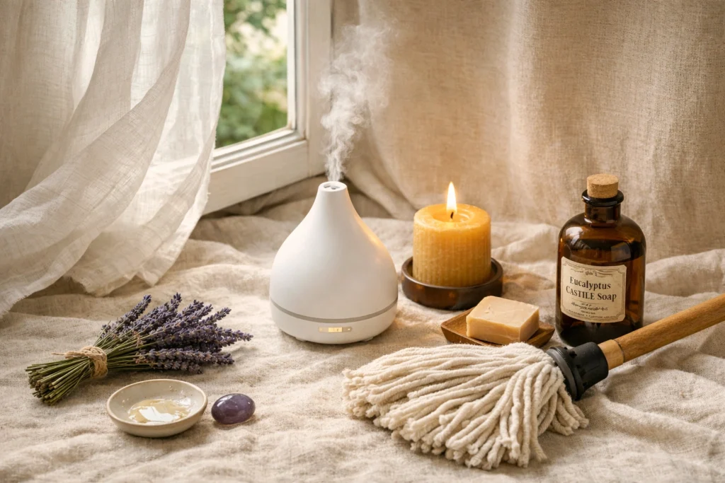 How To Use Scent and Sensory Rituals in Your Weekly Home Reset