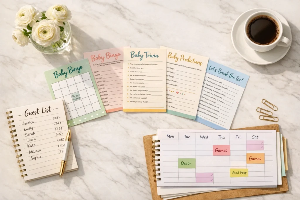 How to Choose the Right Baby Shower Games for Your Guest List