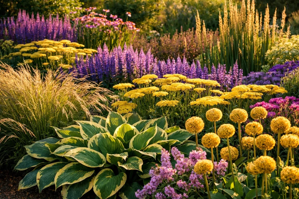 How to Create Garden Natural Rhythm Using Color Texture and Form