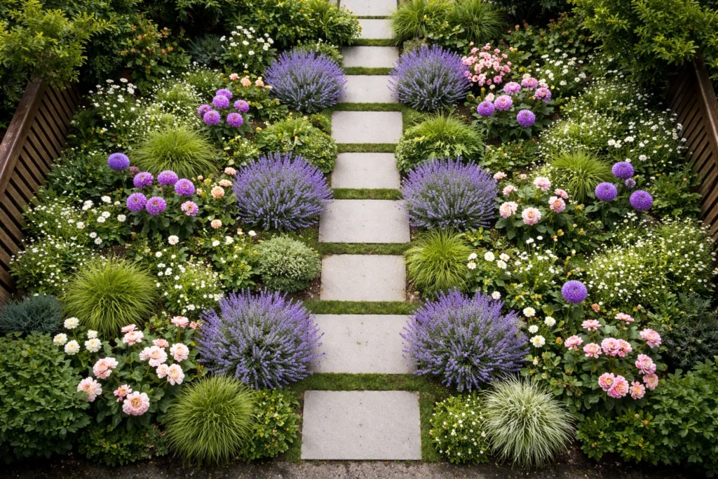 How to Create Natural Rhythm in a Small Garden Space