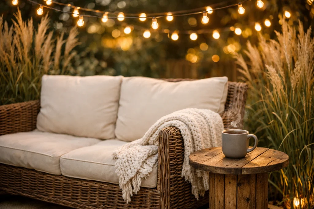 How to Create a Cozy Outdoor Seating Area on a Tight Budget