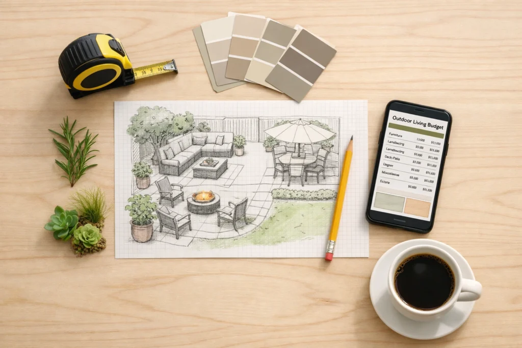 How to Plan Your Budget Outdoor Living Space the Right Way