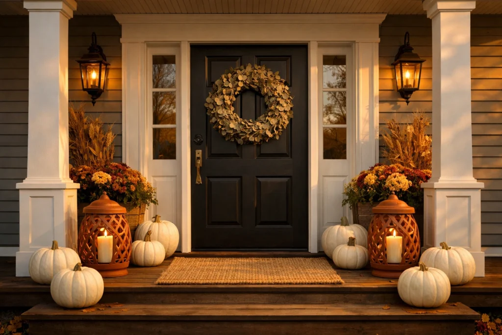 How to Style Your Front Porch with Natural Fall Decor
