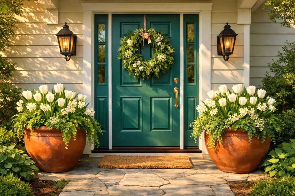 How to Use Feng Shui Spring Colors on Your Front Door
