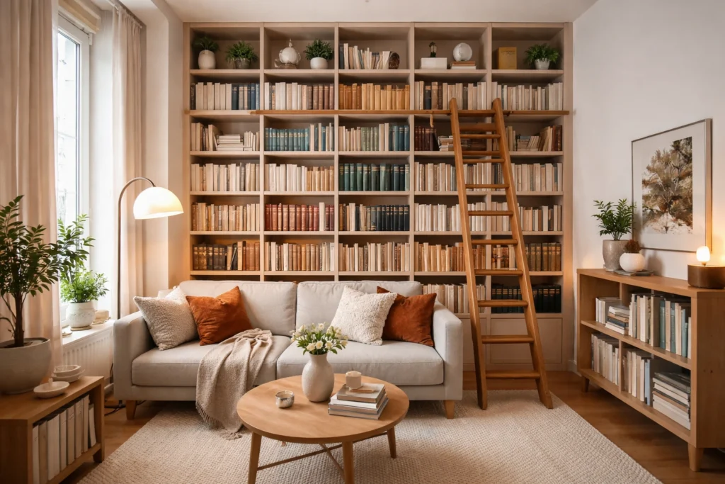 How to Use Vertical Space in Small Living Room Areas