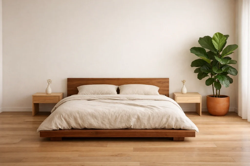 Japandi Style Bedroom Furniture for Calm and Minimalist Living