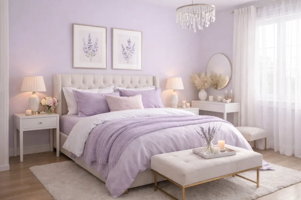 Lavender: A Soft Shade That Encourages Calmness