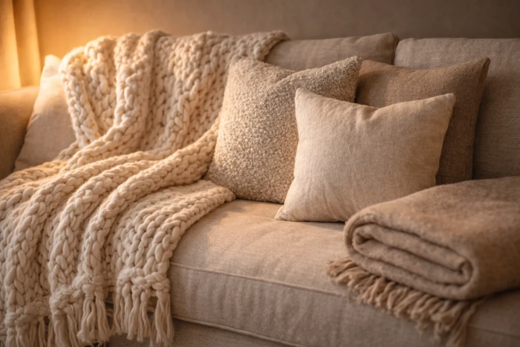 Layer Soft Textures That Make Your Body Feel Safe and Relaxed