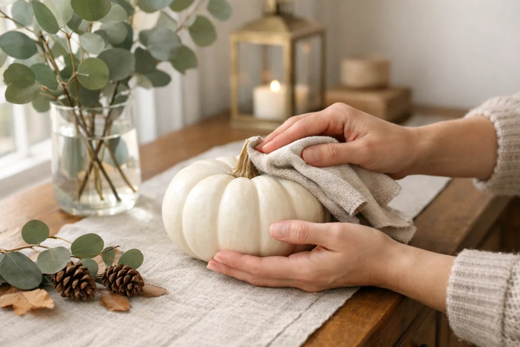 Maintain Your Minimalist Fall Entryway Throughout the Season