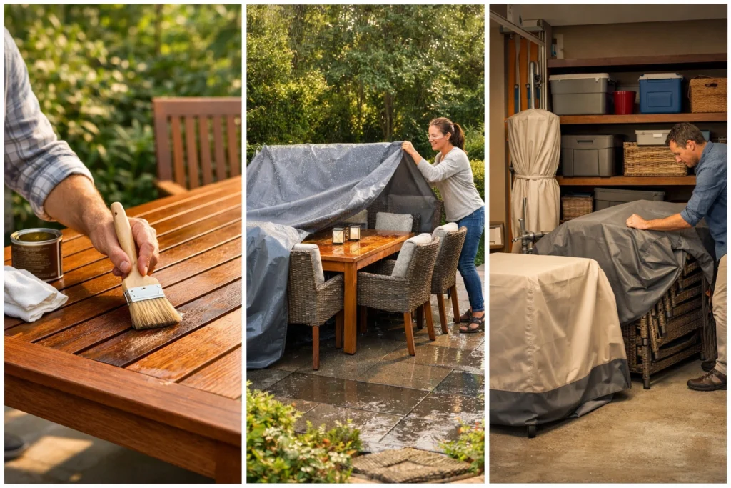 Maintain Your Outdoor Dining Area Through the Full Season