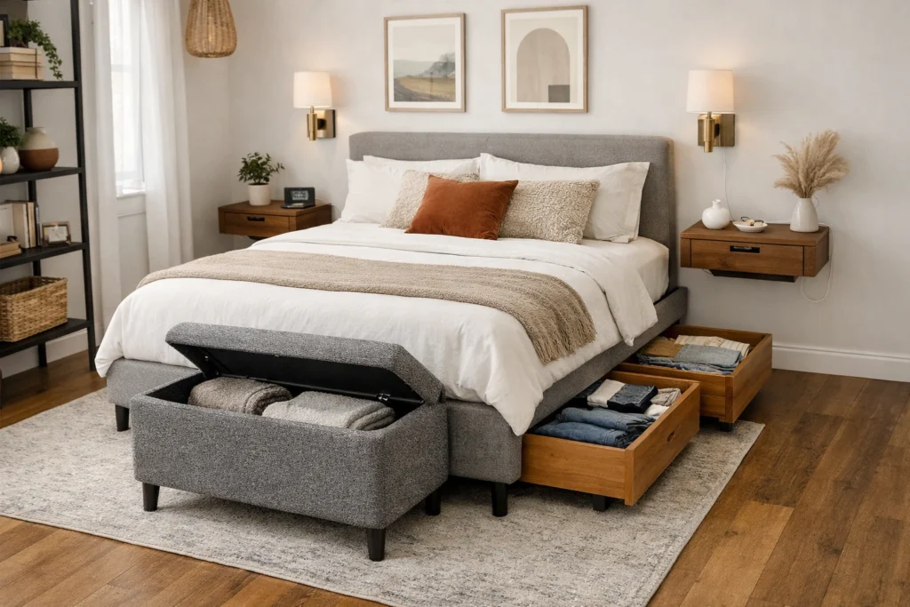Multi-Functional Bedroom Furniture That Works Harder for Small Spaces
