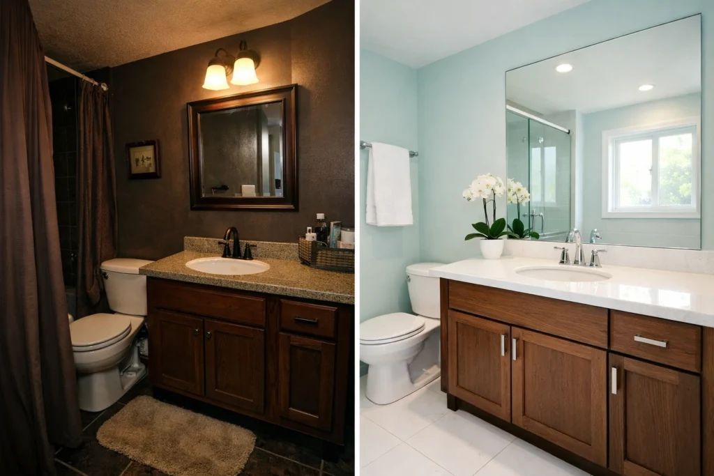 Small Bathroom Color Ideas That Make the Space Look Bigger