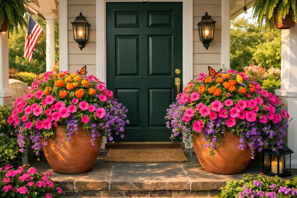 Summer Front Porch Flower Combinations That Last All Season