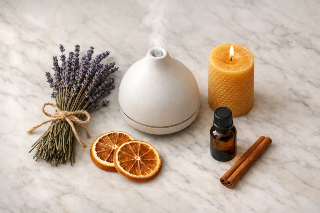 Swap 3 — Switch Synthetic Fragrances for Natural Calming Scents