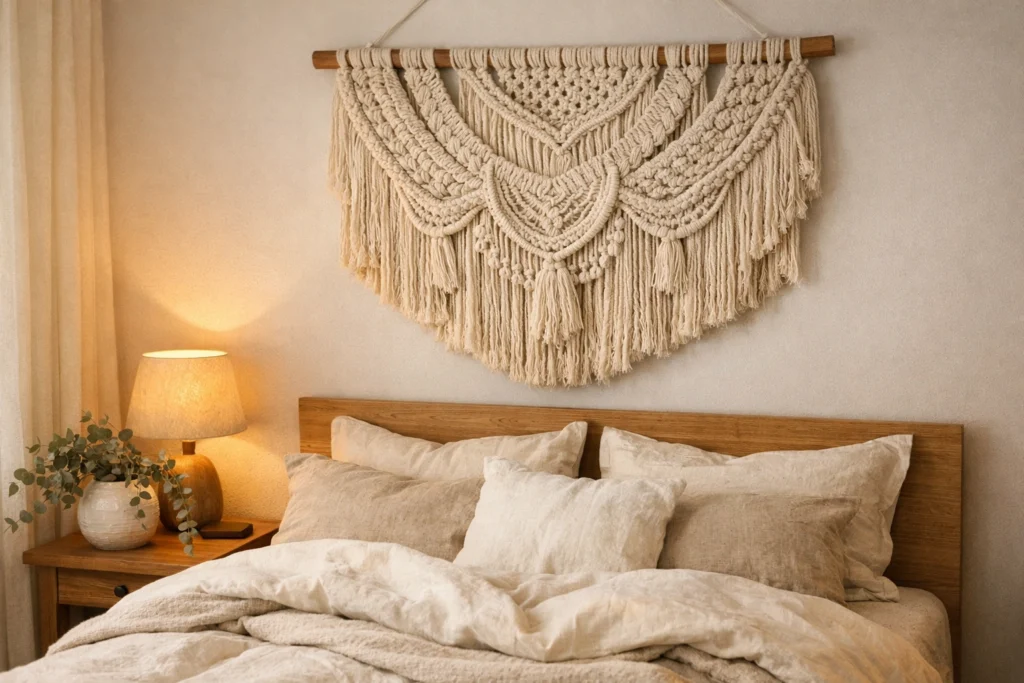 Swap Bare Walls for Warm Woven Wall Hangings