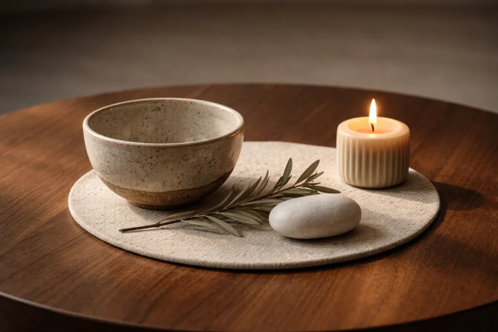 Swap Clutter for Intentional Organic Modern Vignettes