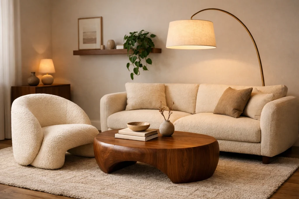 Swap Metal Frames for Curved Organic Furniture Pieces