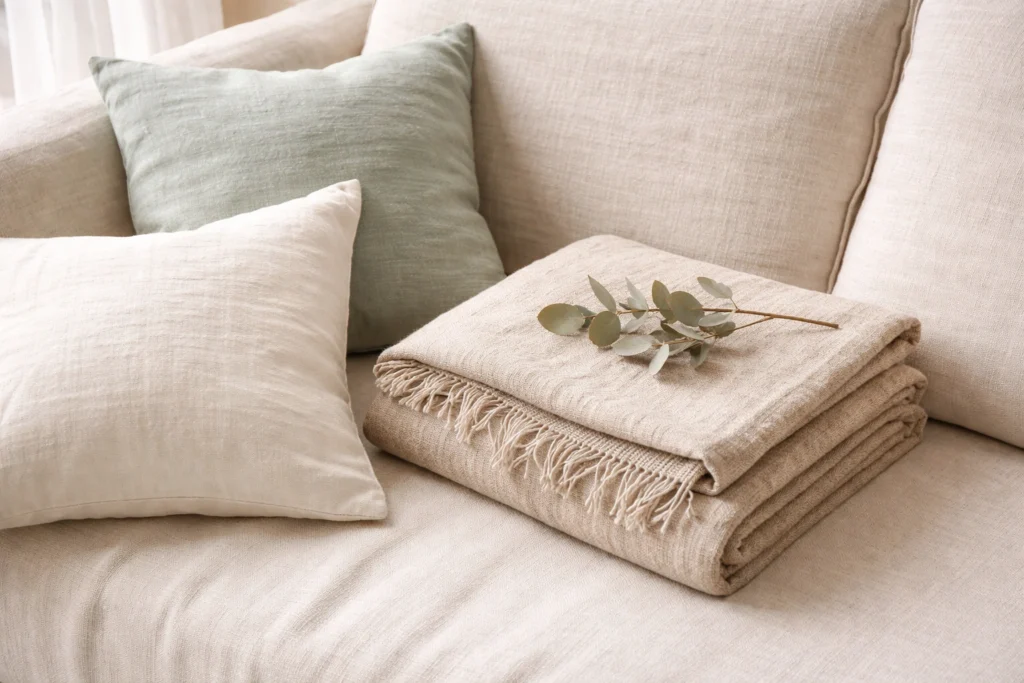 Swap Synthetic Fabrics for Natural Linen and Cotton