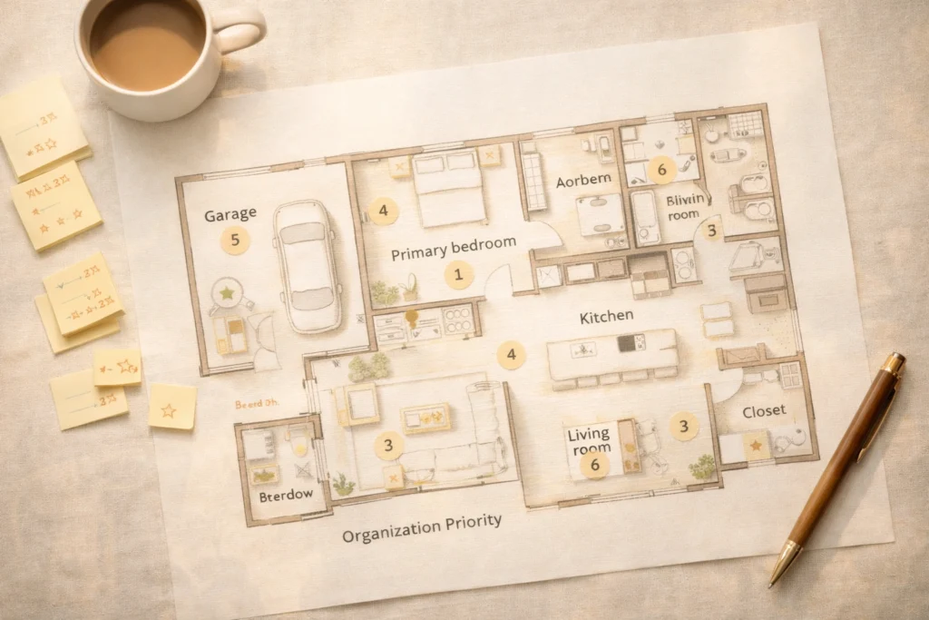 The Room by Room Home Organization Framework That Actually Works