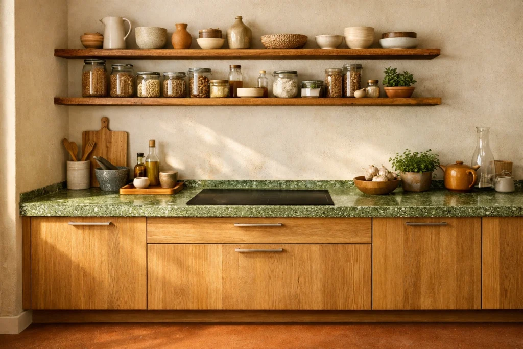 Trend 14 — Energy Efficient and Sustainable Kitchen Materials Lead 2026