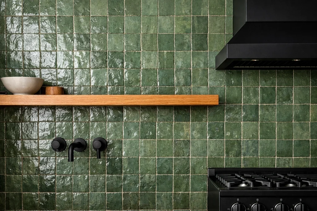 Trend 6 — Statement Backsplashes Become the Kitchen's Focal Masterpiece