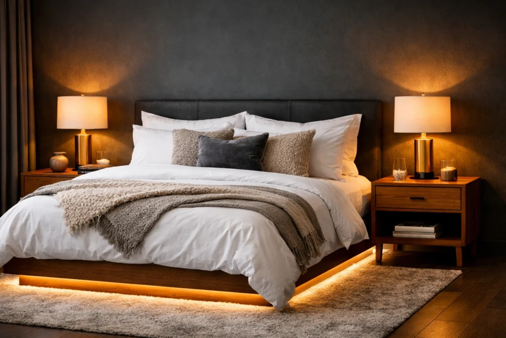 Trend 9 — Charcoal Grey Bedroom Color for a Sleek Modern Sanctuary