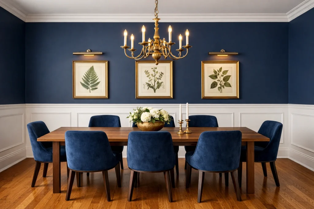 Two Tone Dining Room Color Ideas That Add Visual Depth