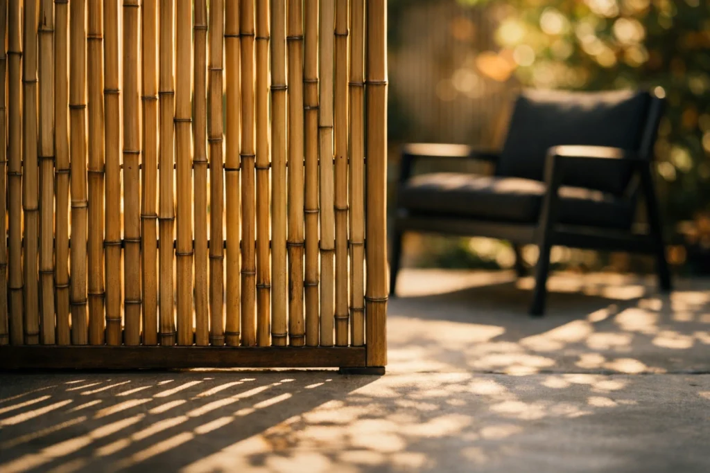 Use Bamboo Screens for Fast and Affordable Backyard Privacy