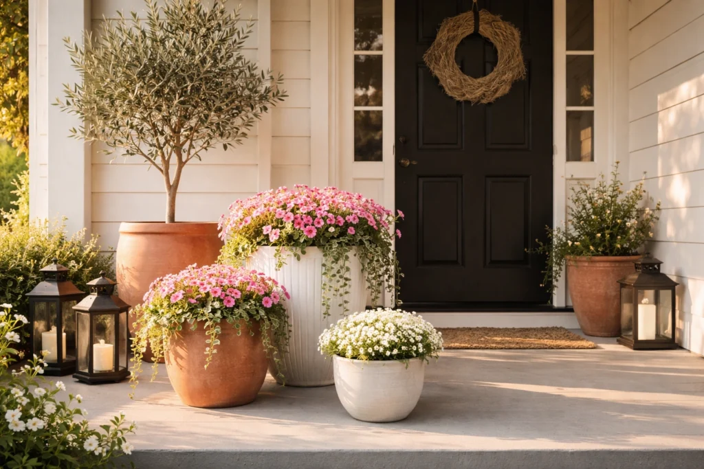 Use Planters and Containers to Elevate Your Spring Porch