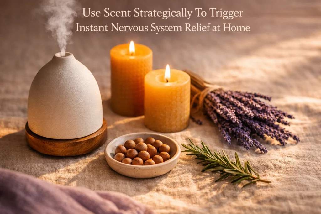 Use Scent Strategically To Trigger Instant Nervous System Relief at Home