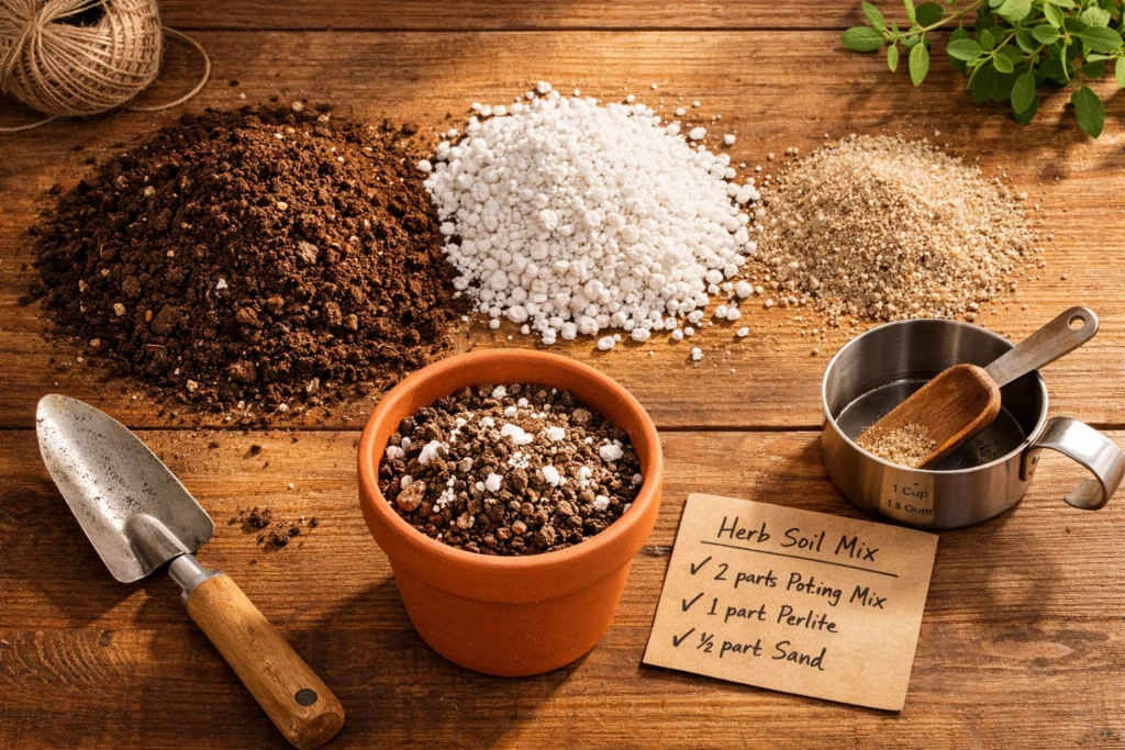 Use the Right Soil Mix to Give Your Herbs the Best Start