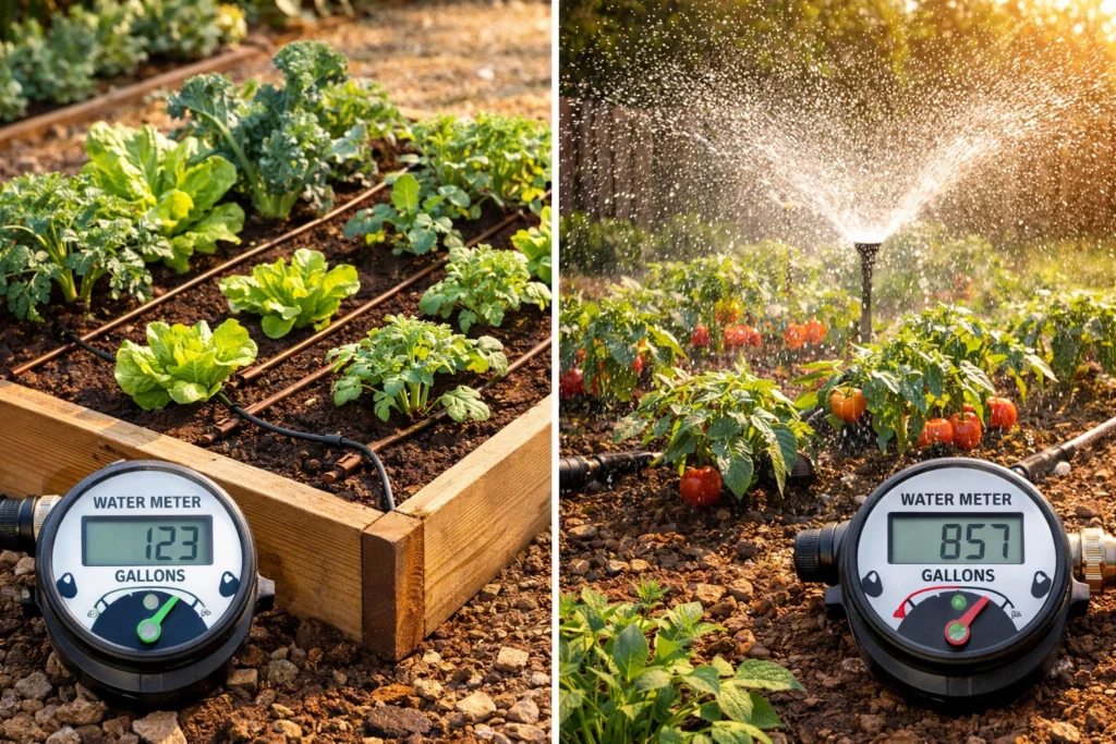 Water Usage Comparison: Raised Beds vs In-Ground Gardens