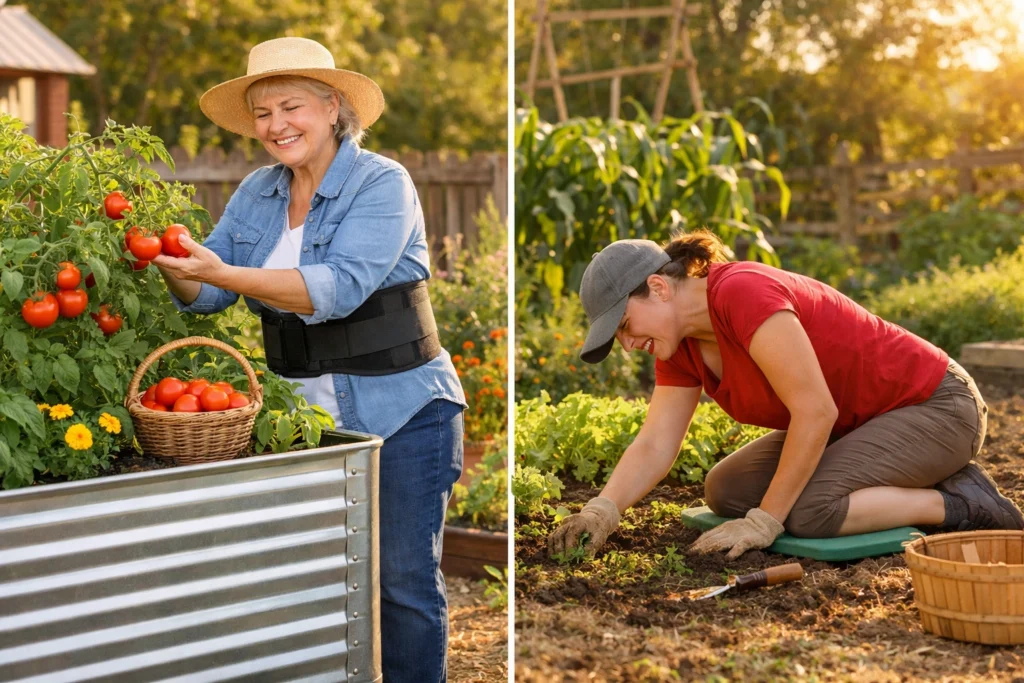 Which Garden Type Is Better for Beginners and Bad Backs