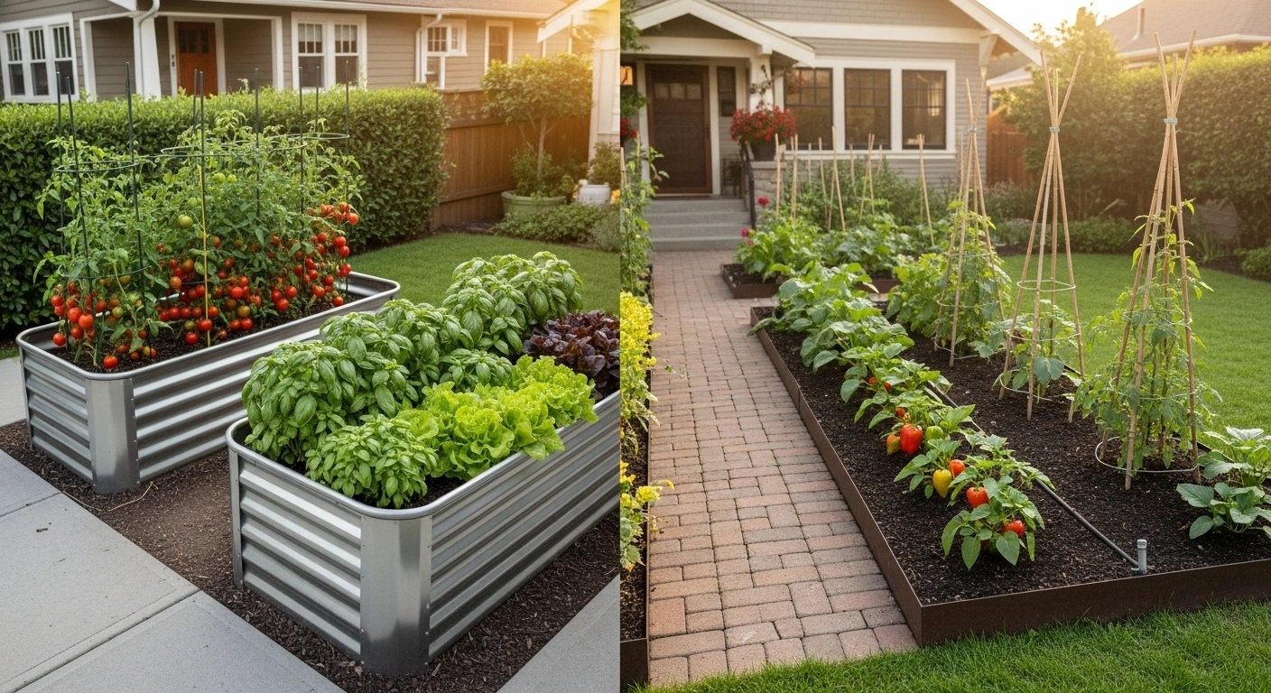 raised beds vs in ground gardens