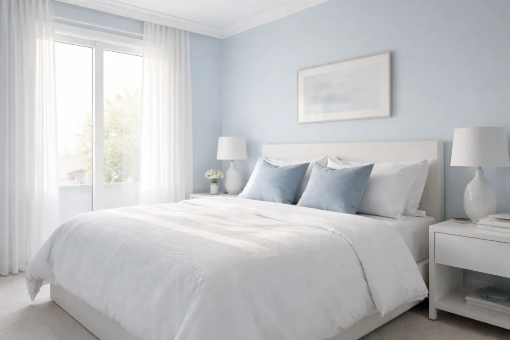 Why Blue and White Bedrooms Create the Most Relaxing Sleep Environment