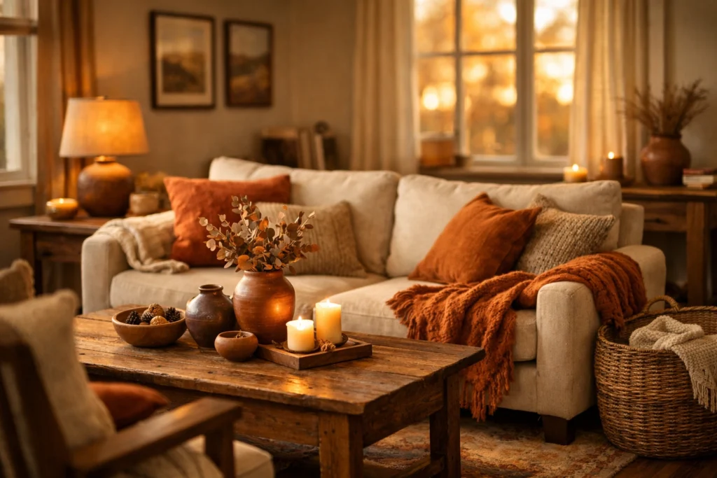 Why Earthy Fall Colors Create a Warm and Grounded Home Atmosphere