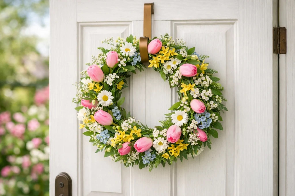 Why Spring Wreaths Are the Easiest Front Door Upgrade You Can Make