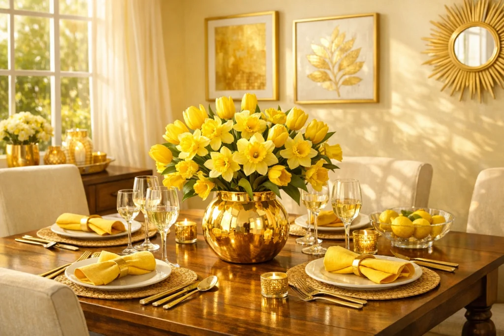 Yellow and Gold: Feng Shui Colors for Spring Joy and Positivity