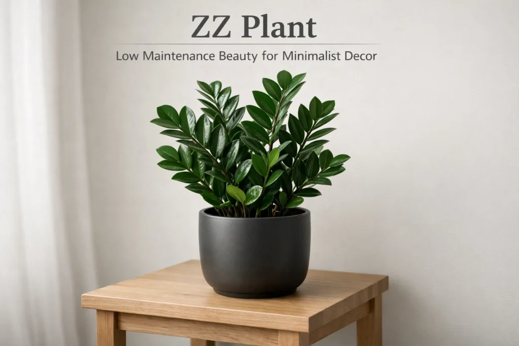 ZZ Plant — Low Maintenance Beauty for Minimalist Decor