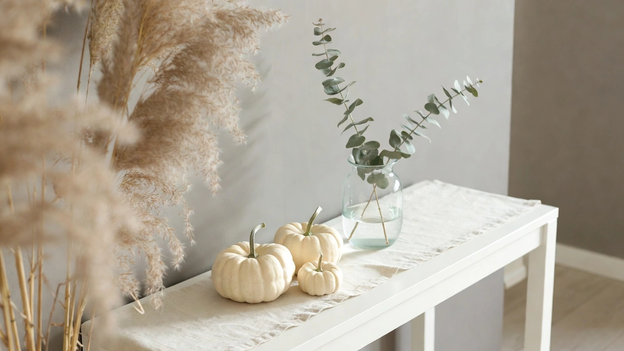 Fall Entryway Table Decor